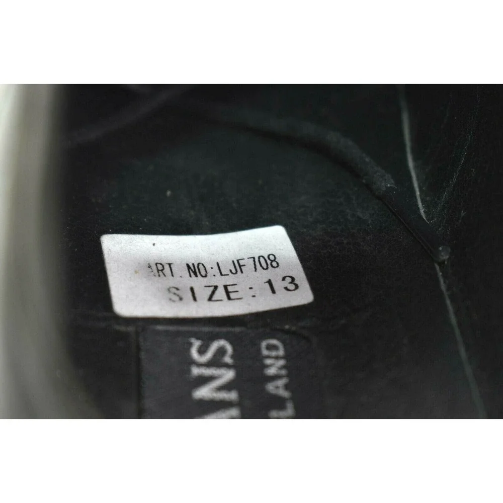 Tim Evans Men's Black Dress Shoes‎ Bicycle Toe England size 13
